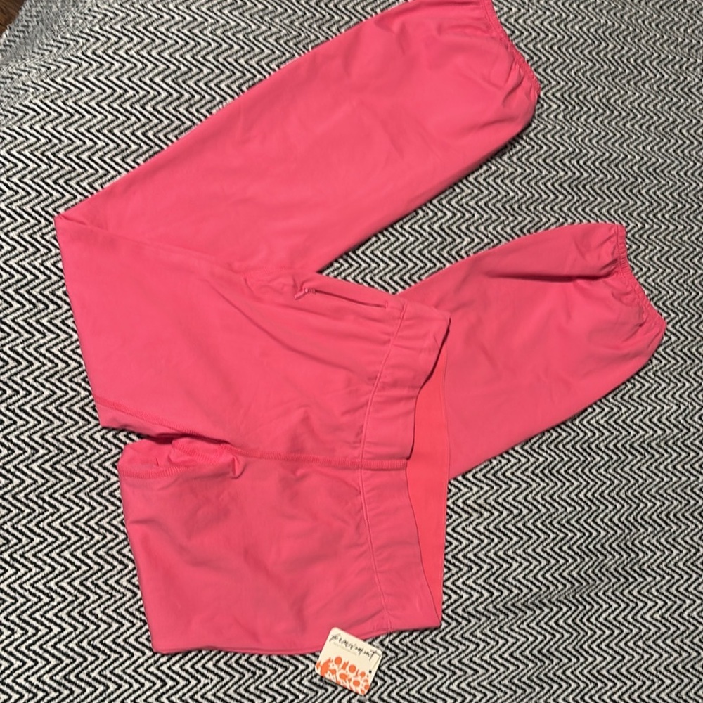 FP Movement By Free People Let's Bounce Pants Electric Peony - Sz XS - NWT - Picture 4 of 10